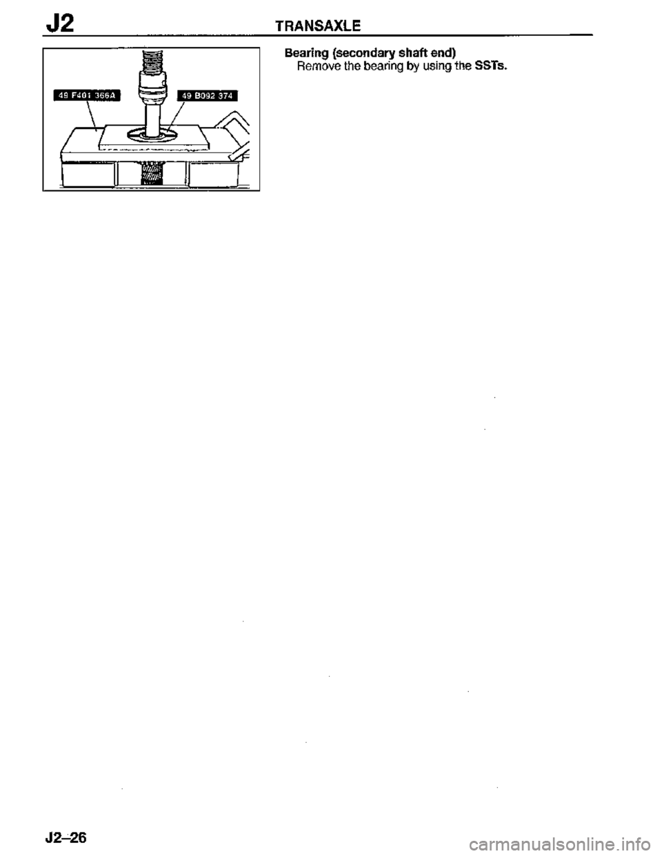 MAZDA MX-3 1995  Workshop Manual 