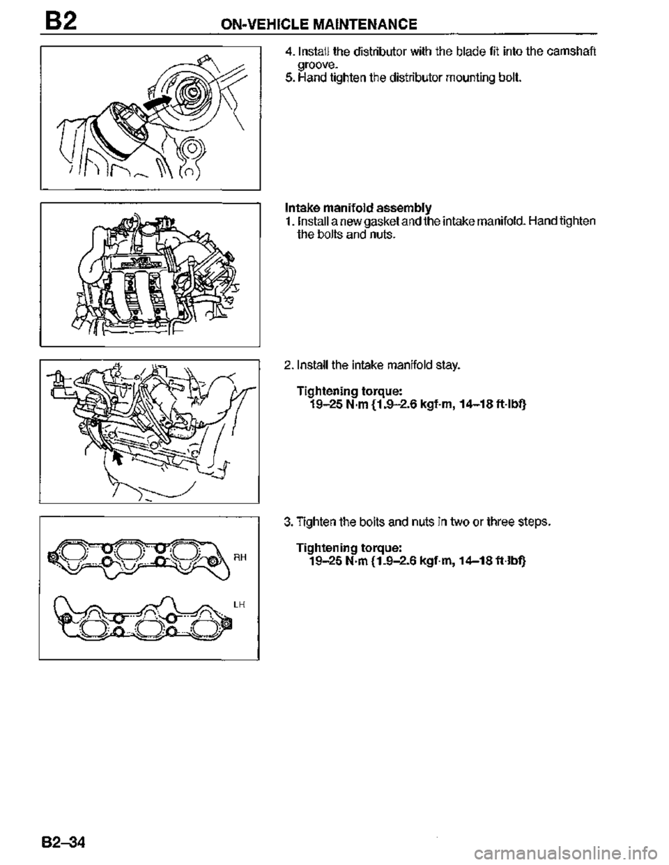 MAZDA MX-3 1995  Workshop Manual 