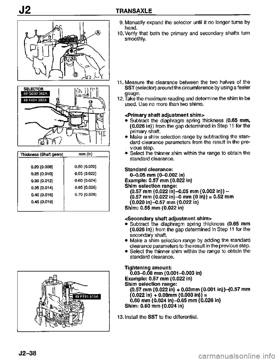 MAZDA MX-3 1995  Workshop Manual 