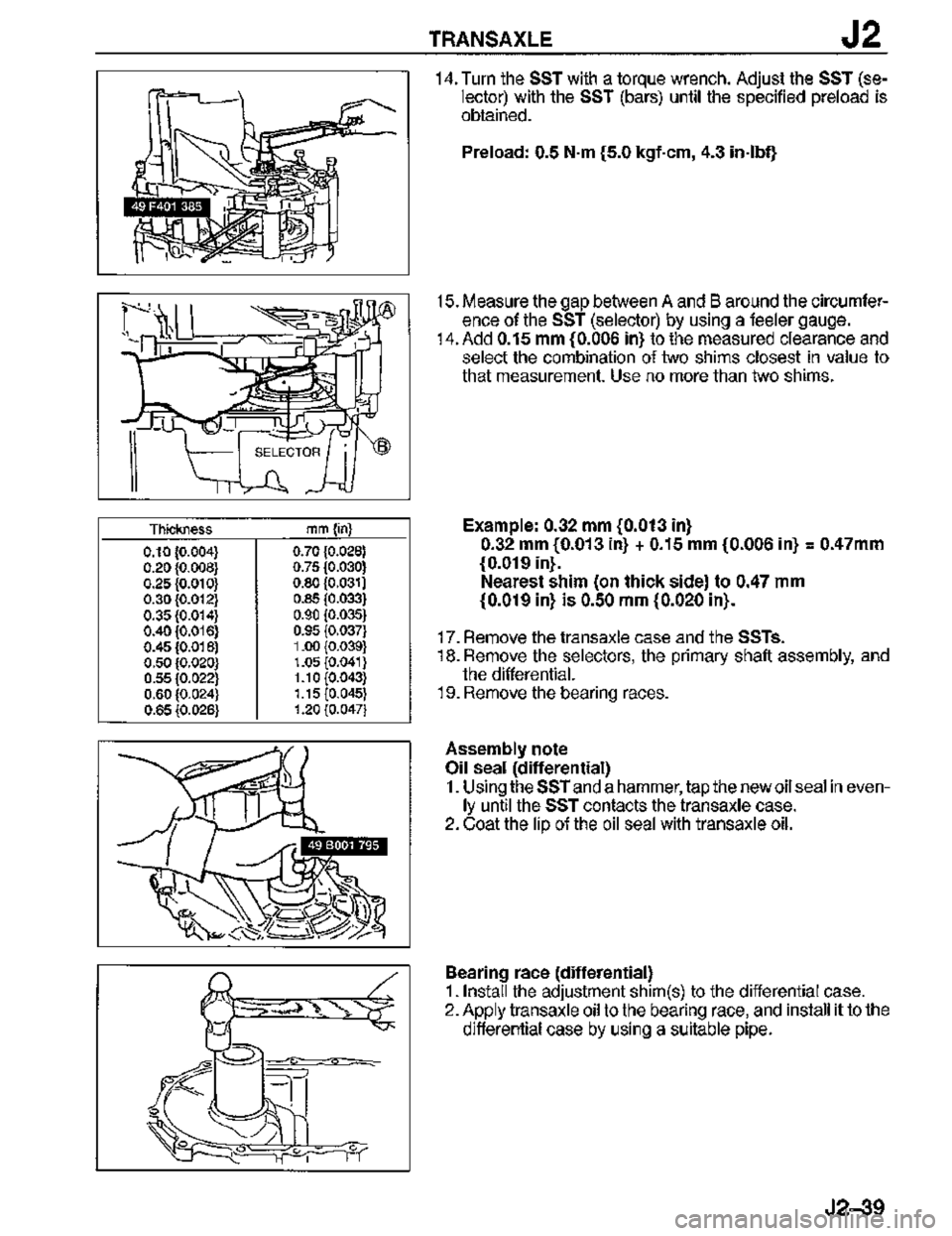 MAZDA MX-3 1995  Workshop Manual 