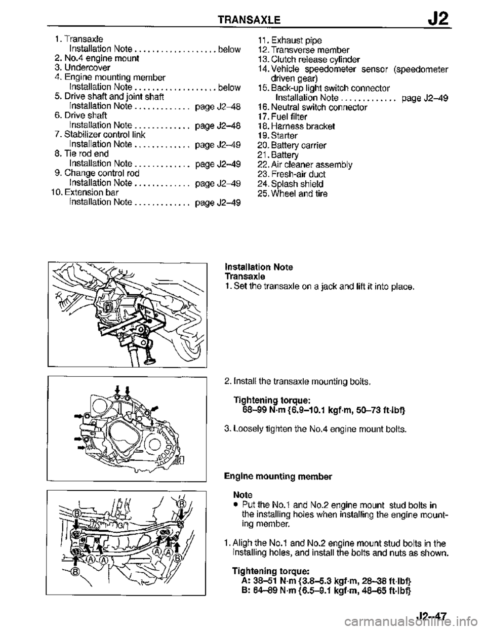 MAZDA MX-3 1995  Workshop Manual 