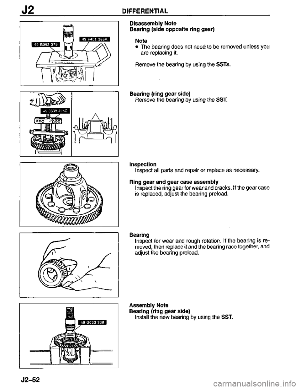 MAZDA MX-3 1995  Workshop Manual 