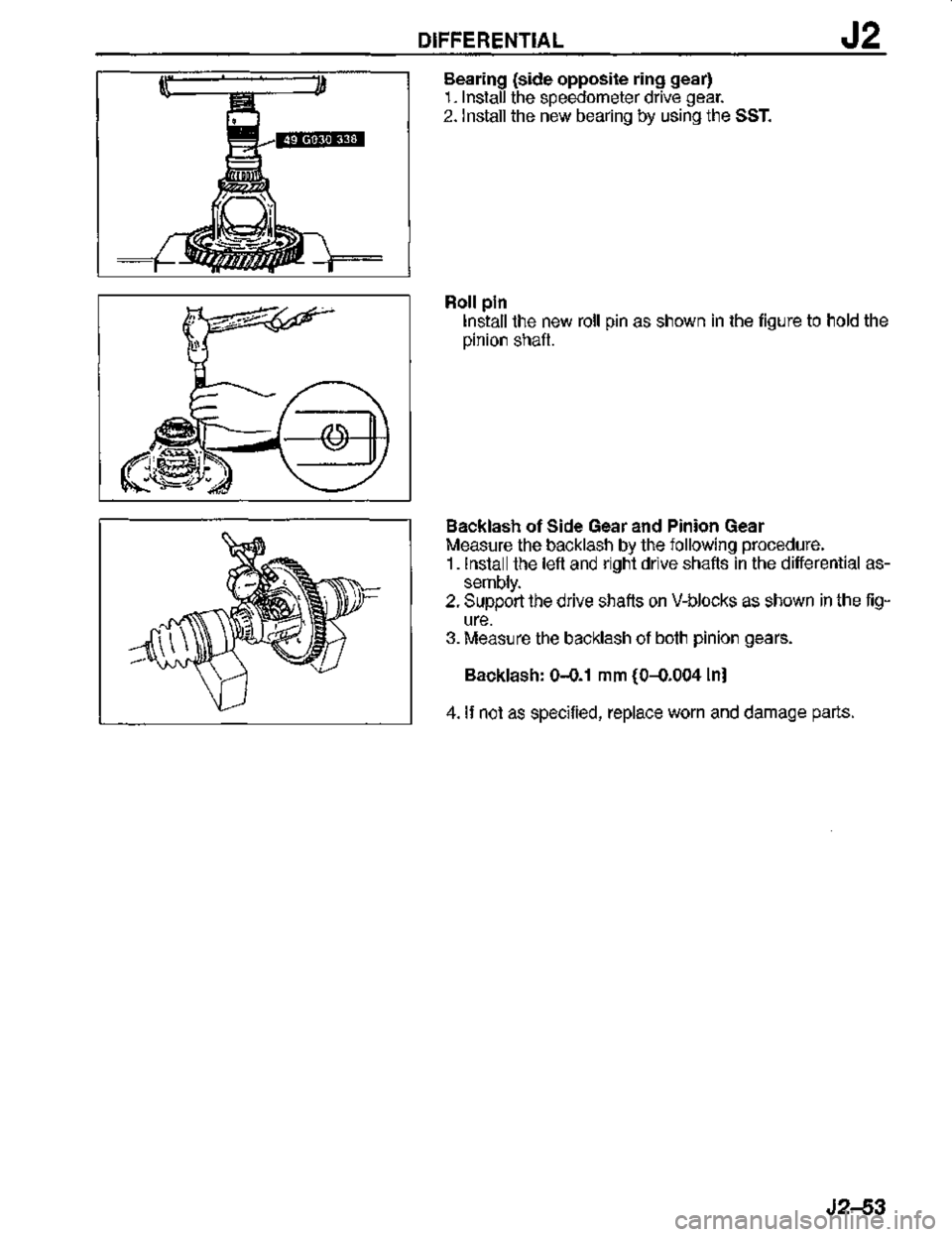 MAZDA MX-3 1995  Workshop Manual 