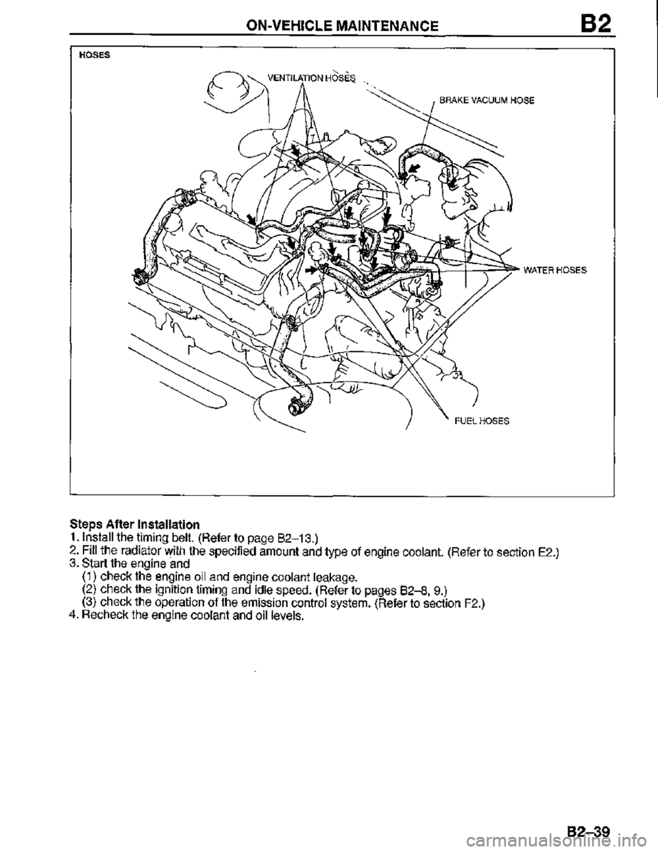 MAZDA MX-3 1995  Workshop Manual 