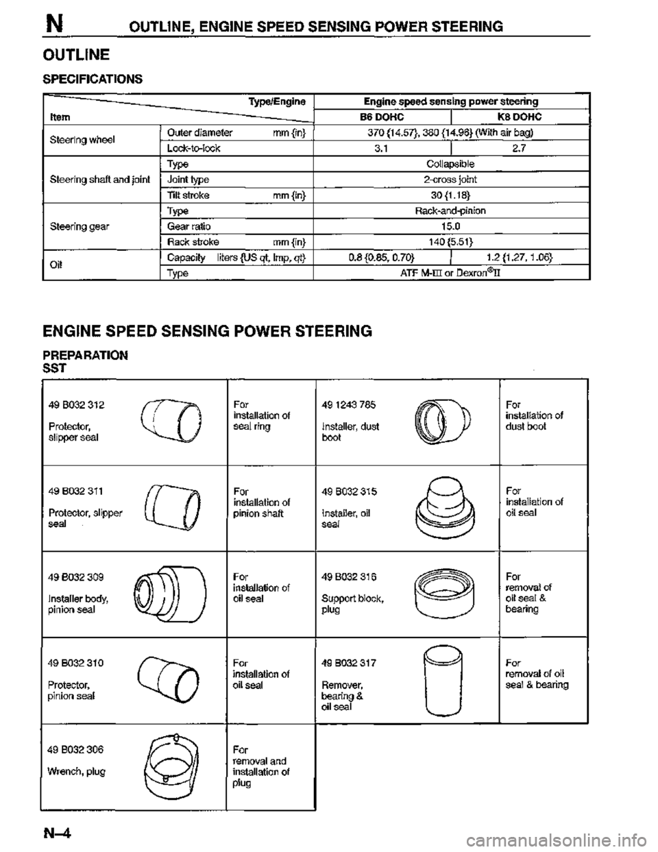 MAZDA MX-3 1995  Workshop Manual 