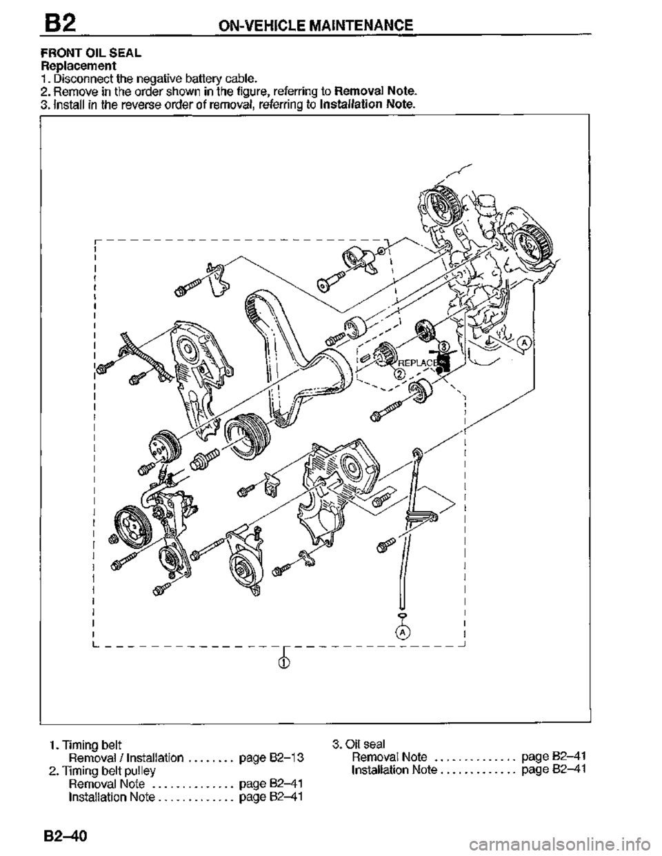 MAZDA MX-3 1995  Workshop Manual 