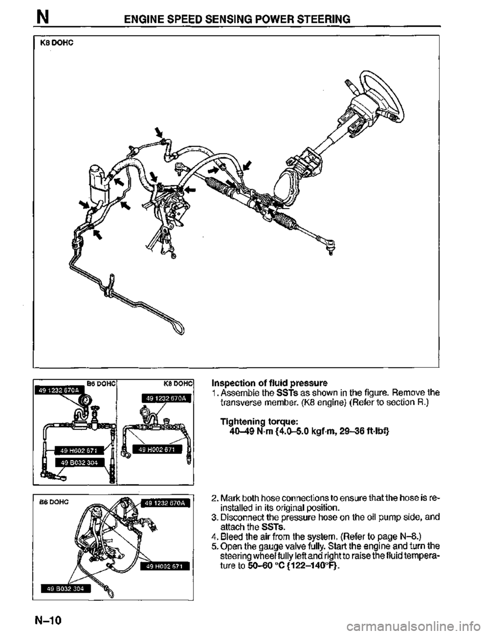 MAZDA MX-3 1995  Workshop Manual 