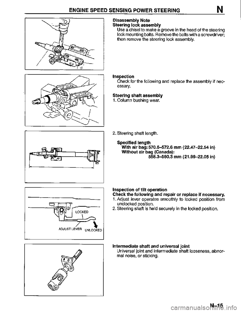 MAZDA MX-3 1995  Workshop Manual 