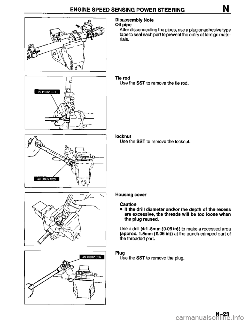 MAZDA MX-3 1995  Workshop Manual 