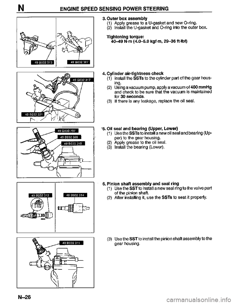 MAZDA MX-3 1995  Workshop Manual 