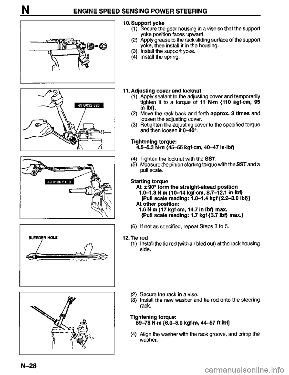 MAZDA MX-3 1995  Workshop Manual 