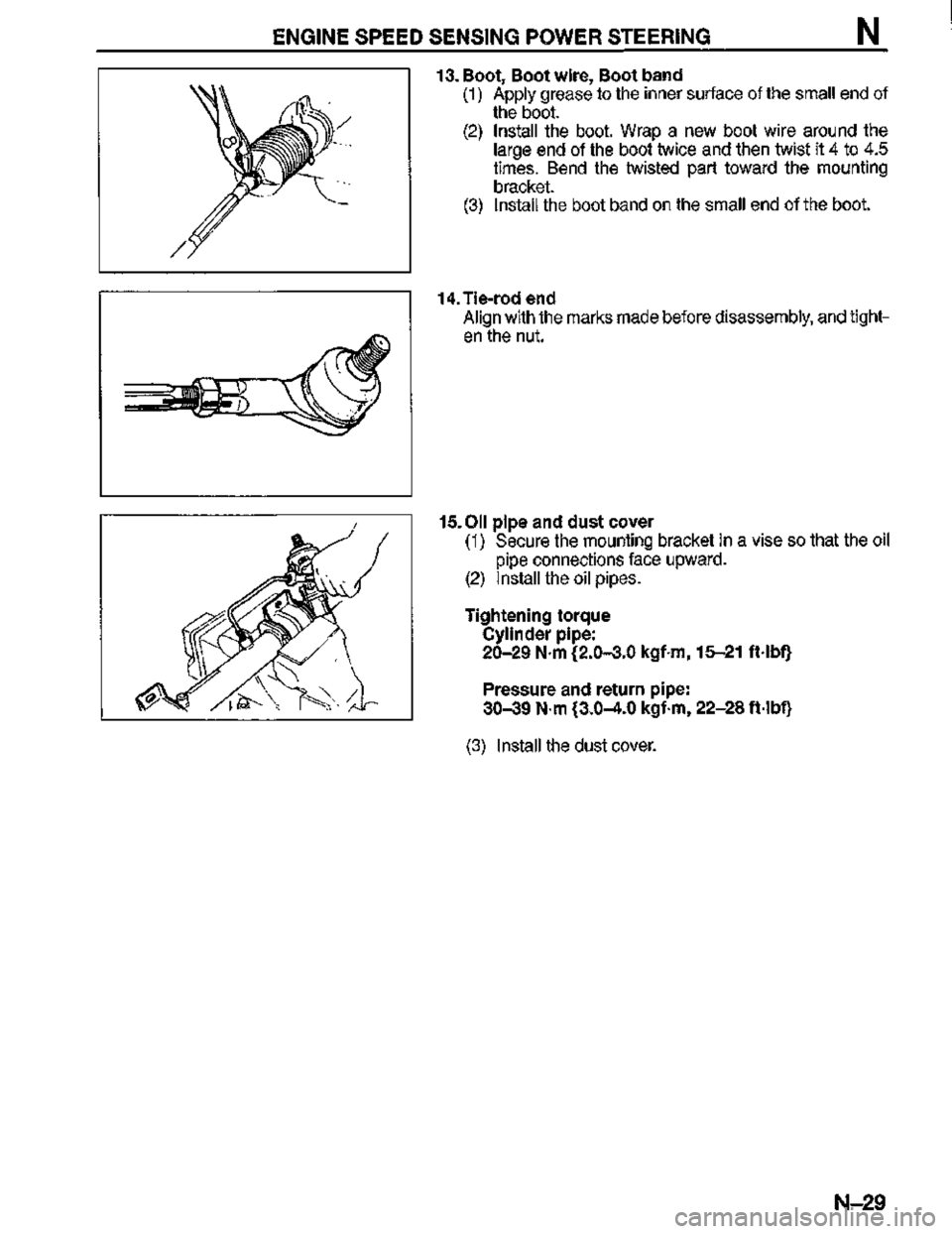 MAZDA MX-3 1995  Workshop Manual 