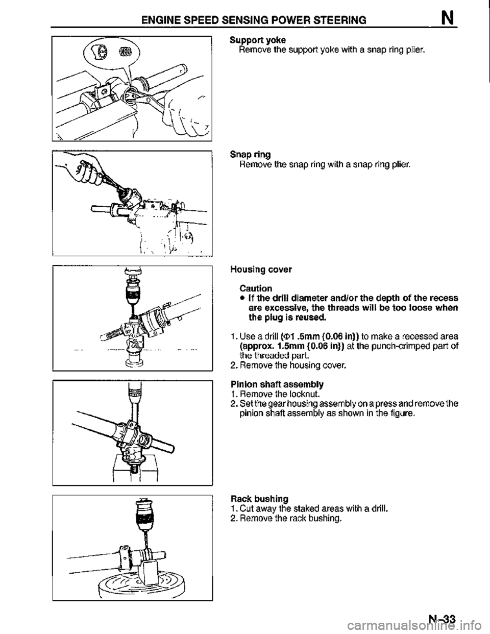 MAZDA MX-3 1995  Workshop Manual 