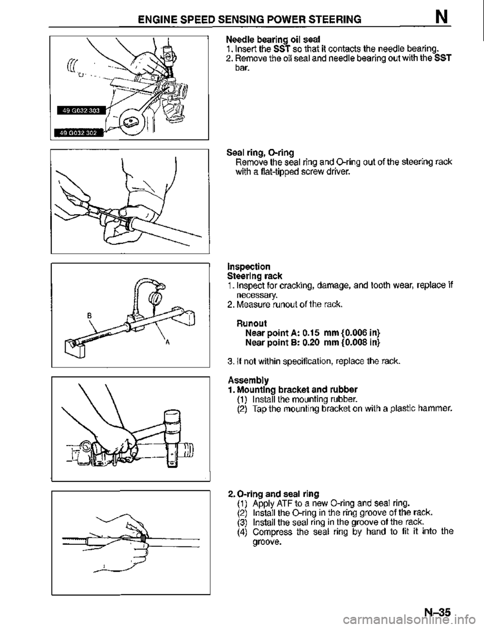 MAZDA MX-3 1995  Workshop Manual 