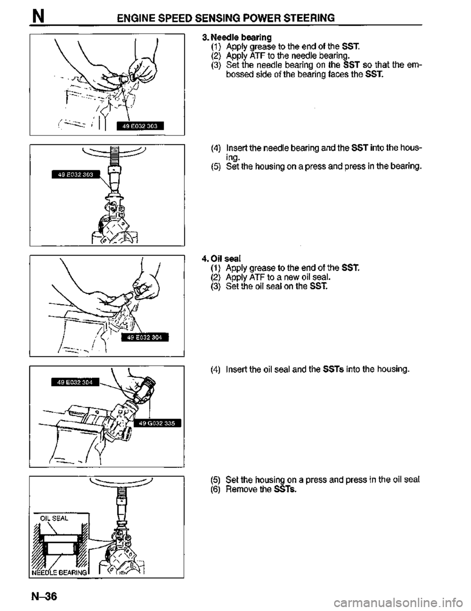 MAZDA MX-3 1995  Workshop Manual 