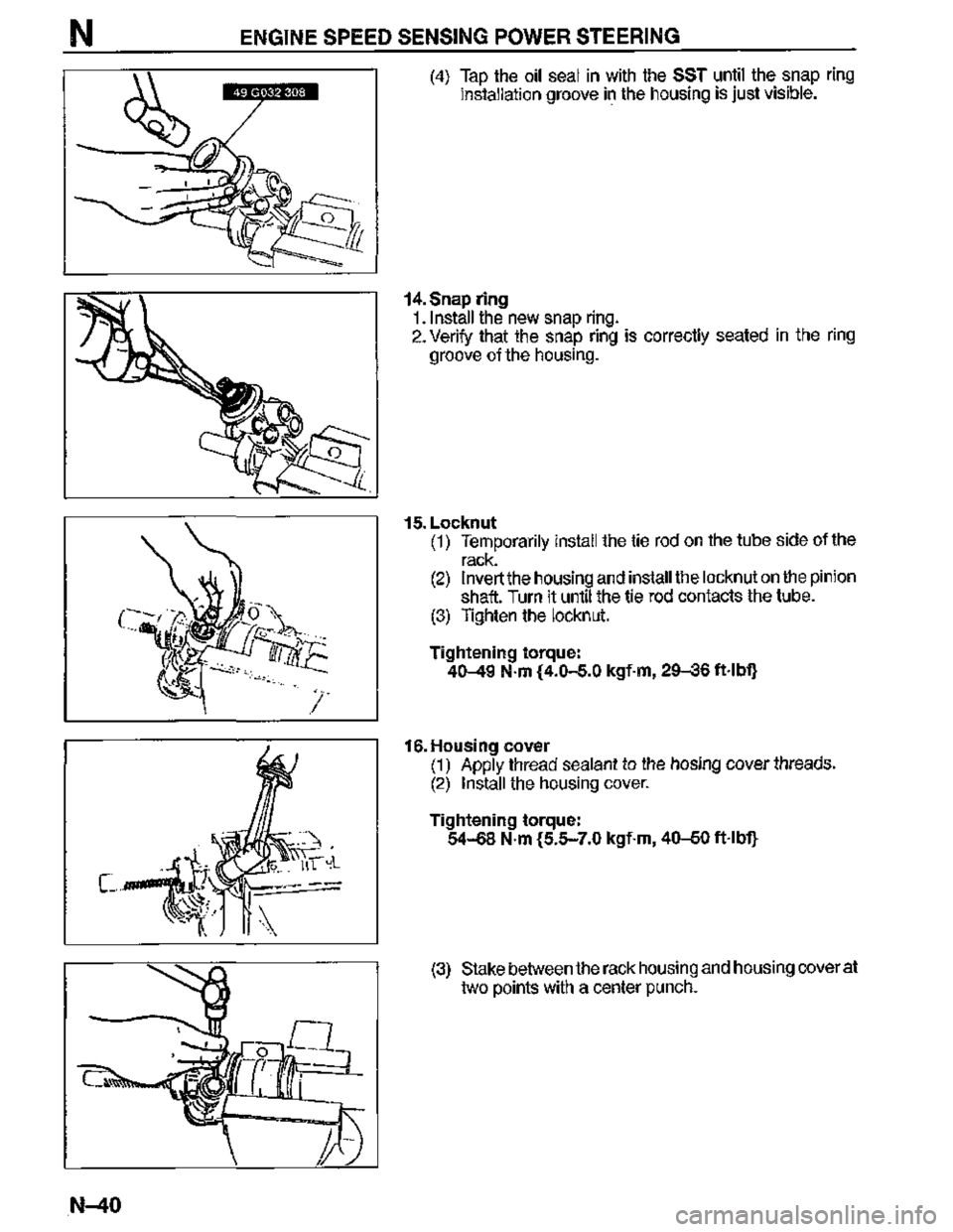 MAZDA MX-3 1995  Workshop Manual 