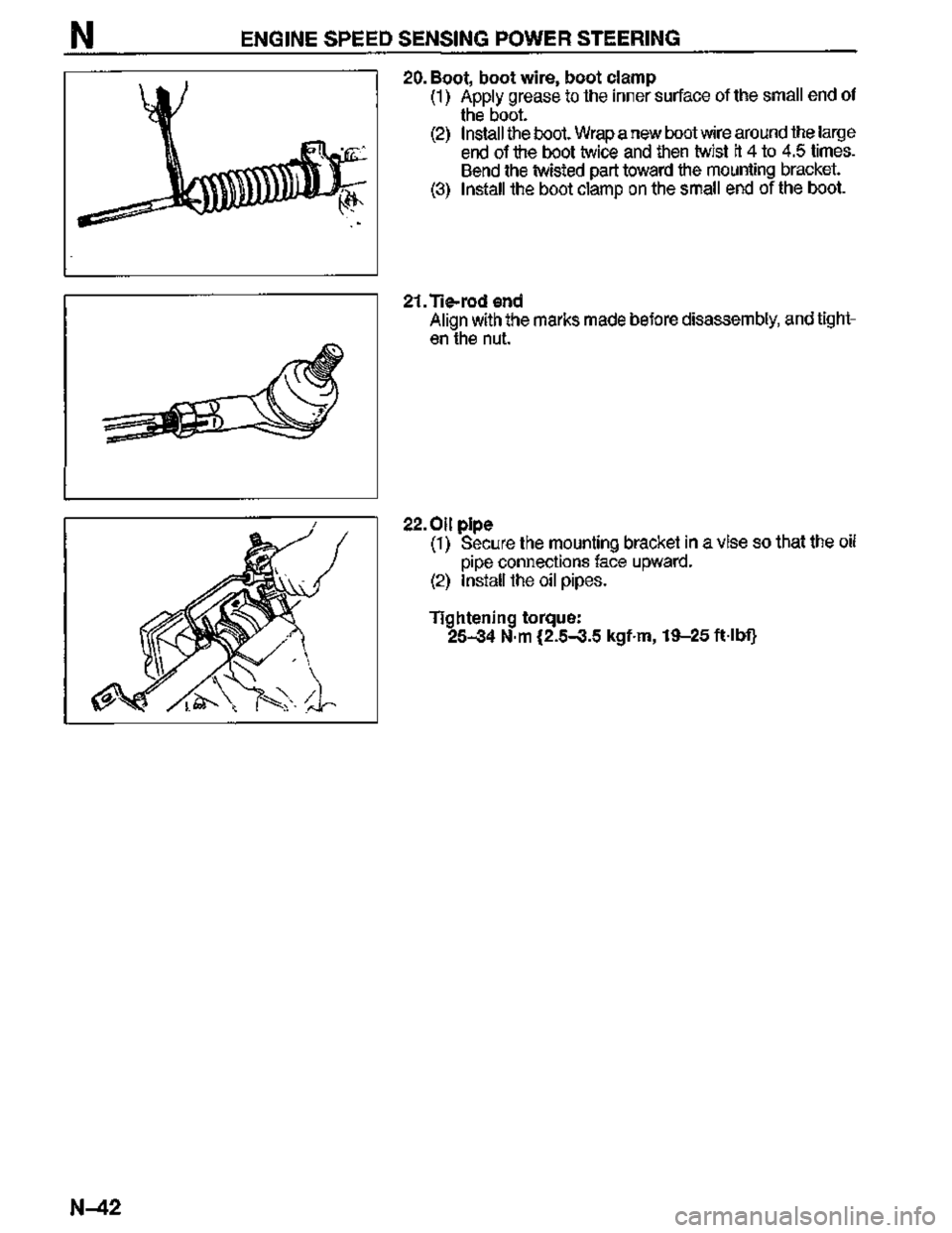 MAZDA MX-3 1995  Workshop Manual 