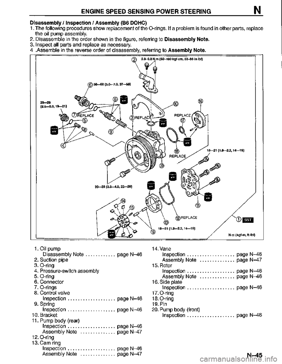 MAZDA MX-3 1995  Workshop Manual 