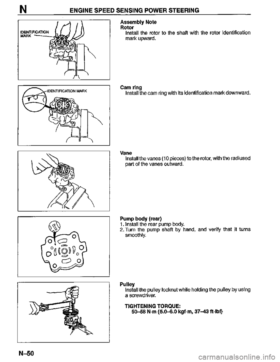 MAZDA MX-3 1995  Workshop Manual 