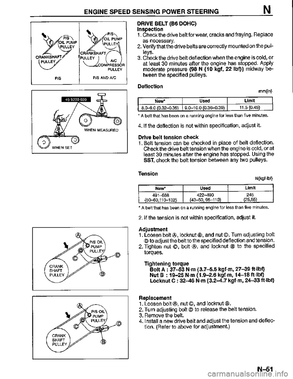 MAZDA MX-3 1995  Workshop Manual 