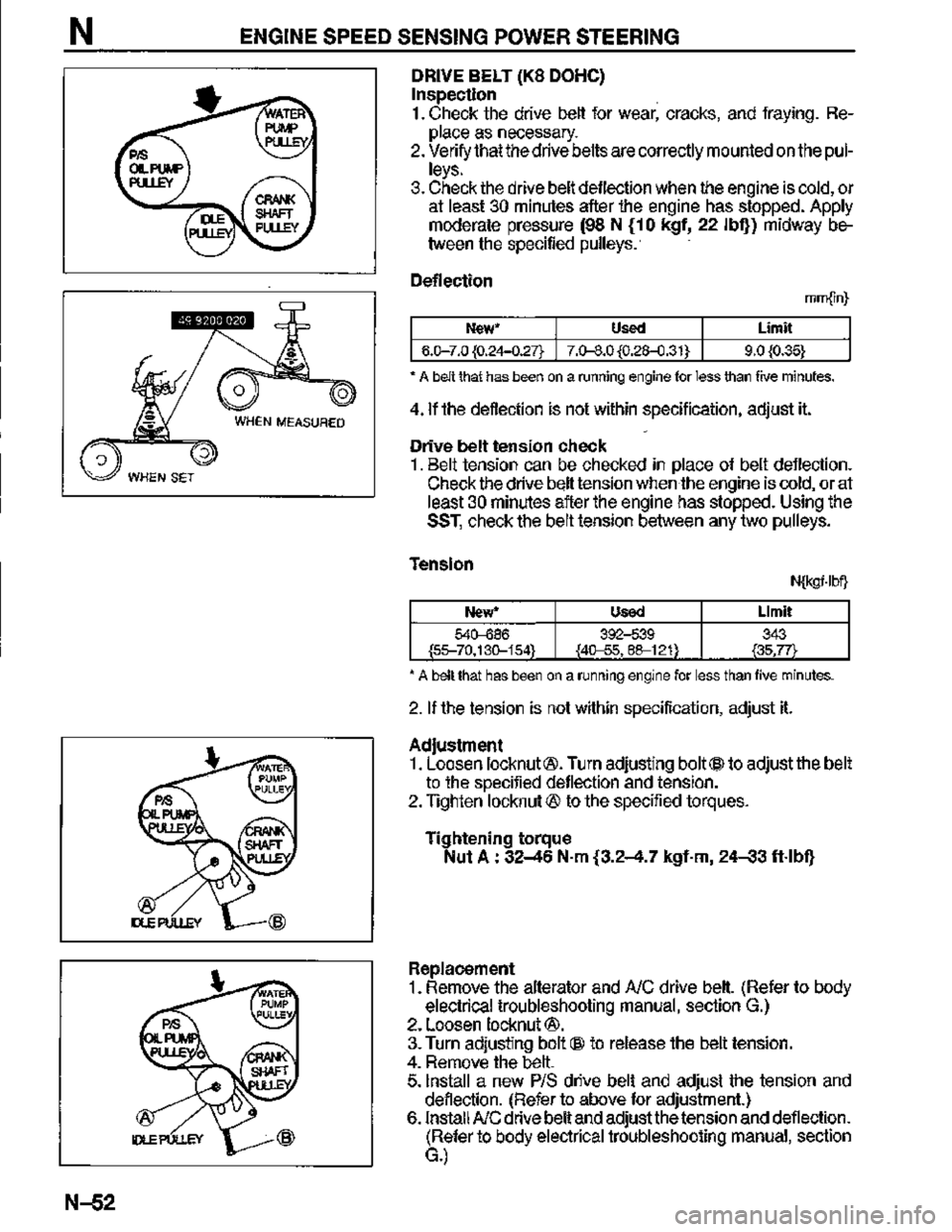 MAZDA MX-3 1995  Workshop Manual 