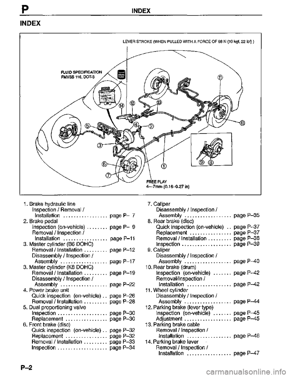 MAZDA MX-3 1995  Workshop Manual 