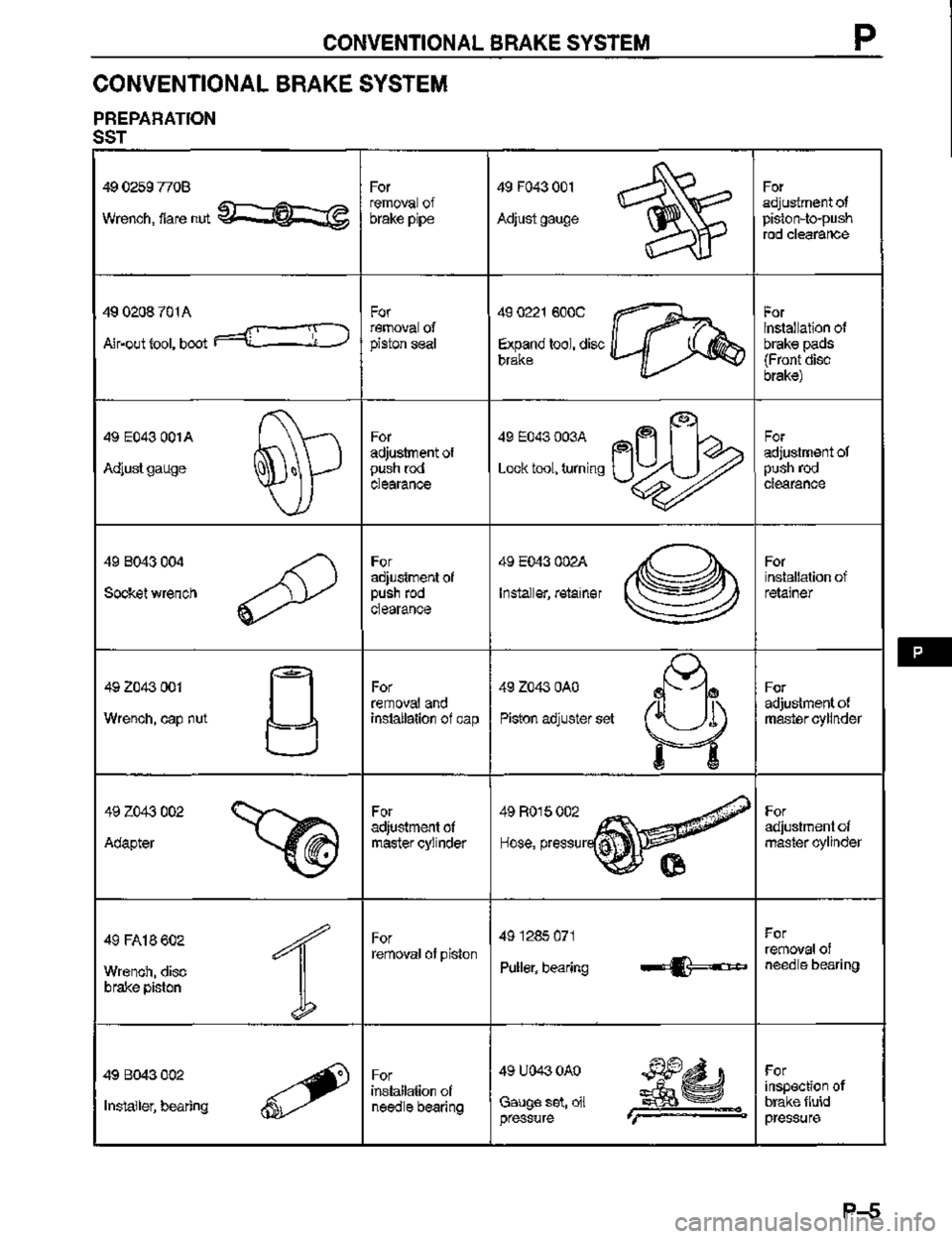 MAZDA MX-3 1995  Workshop Manual 