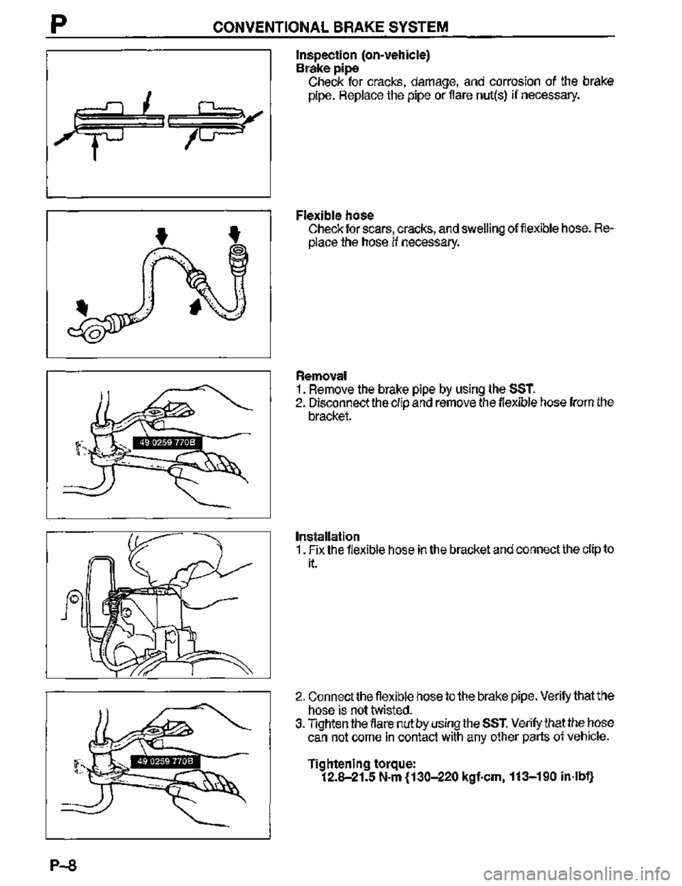 MAZDA MX-3 1995  Workshop Manual 