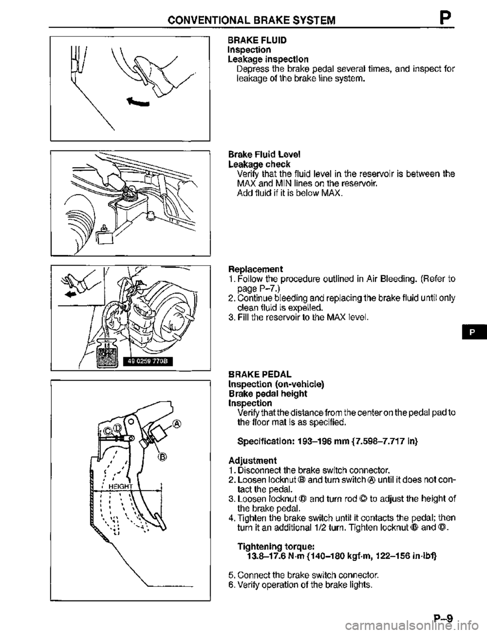 MAZDA MX-3 1995  Workshop Manual 