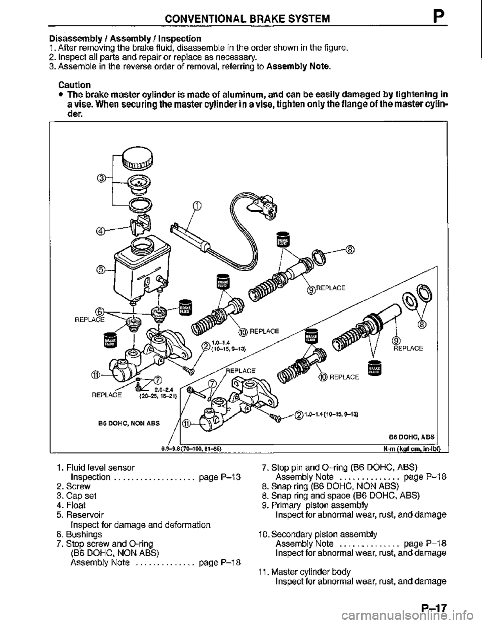 MAZDA MX-3 1995  Workshop Manual 