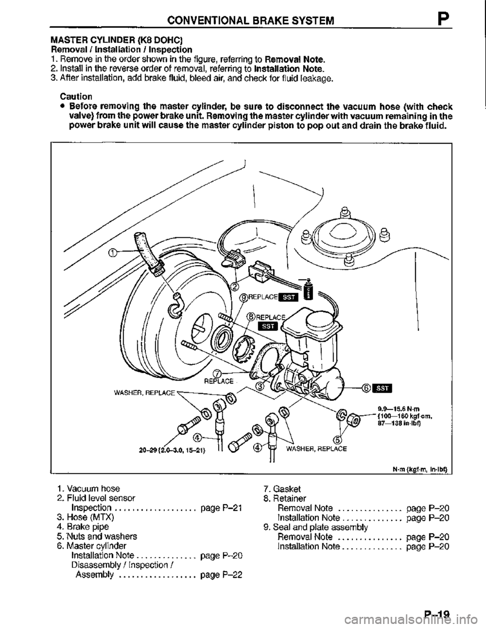 MAZDA MX-3 1995  Workshop Manual 