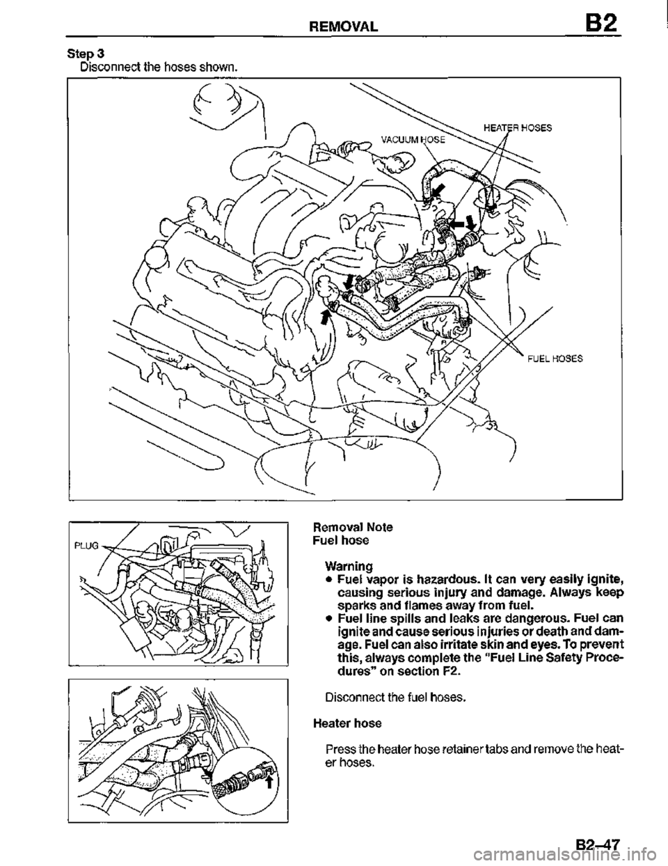 MAZDA MX-3 1995  Workshop Manual 