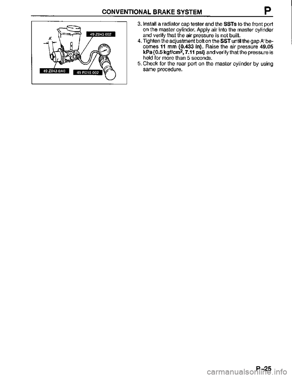 MAZDA MX-3 1995  Workshop Manual 