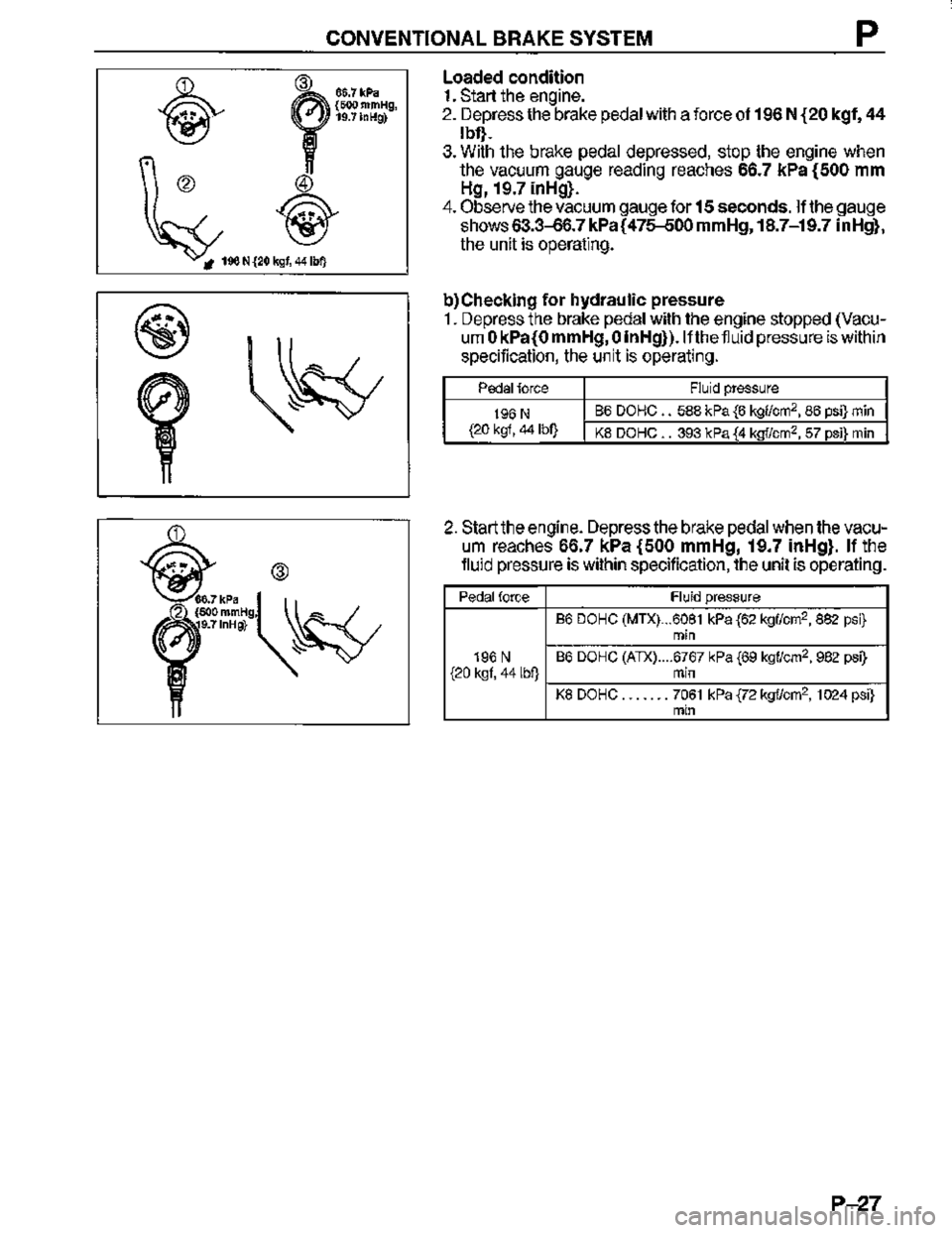 MAZDA MX-3 1995  Workshop Manual 