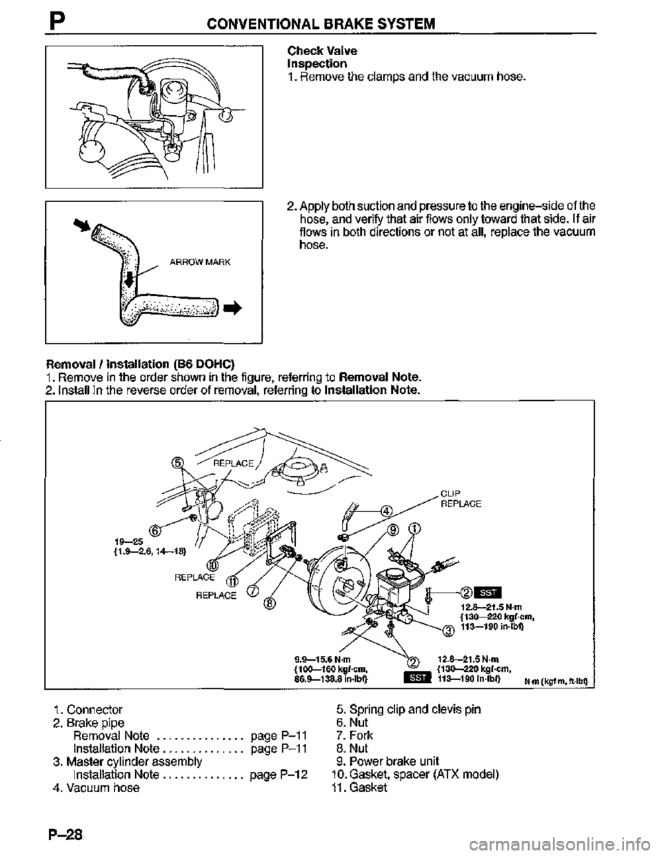 MAZDA MX-3 1995  Workshop Manual 