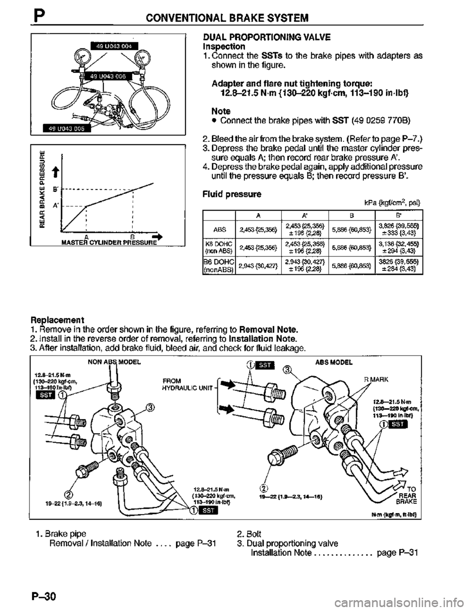 MAZDA MX-3 1995  Workshop Manual 