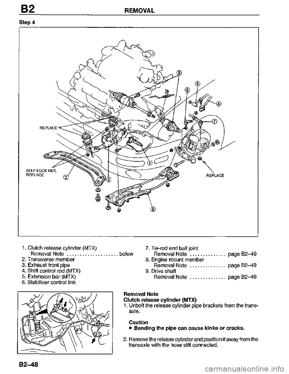 MAZDA MX-3 1995  Workshop Manual 