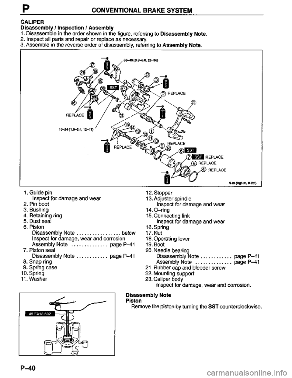 MAZDA MX-3 1995  Workshop Manual 