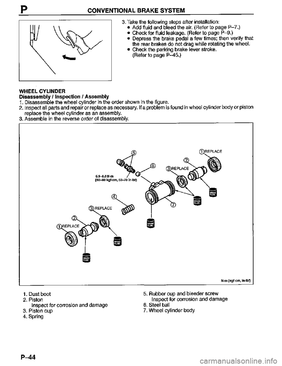 MAZDA MX-3 1995  Workshop Manual 