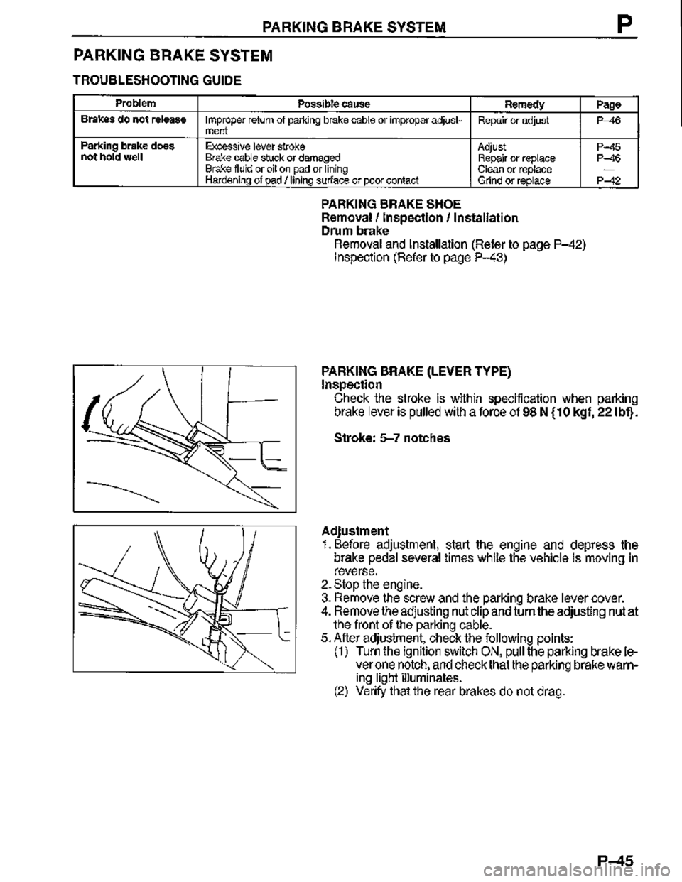 MAZDA MX-3 1995  Workshop Manual 
