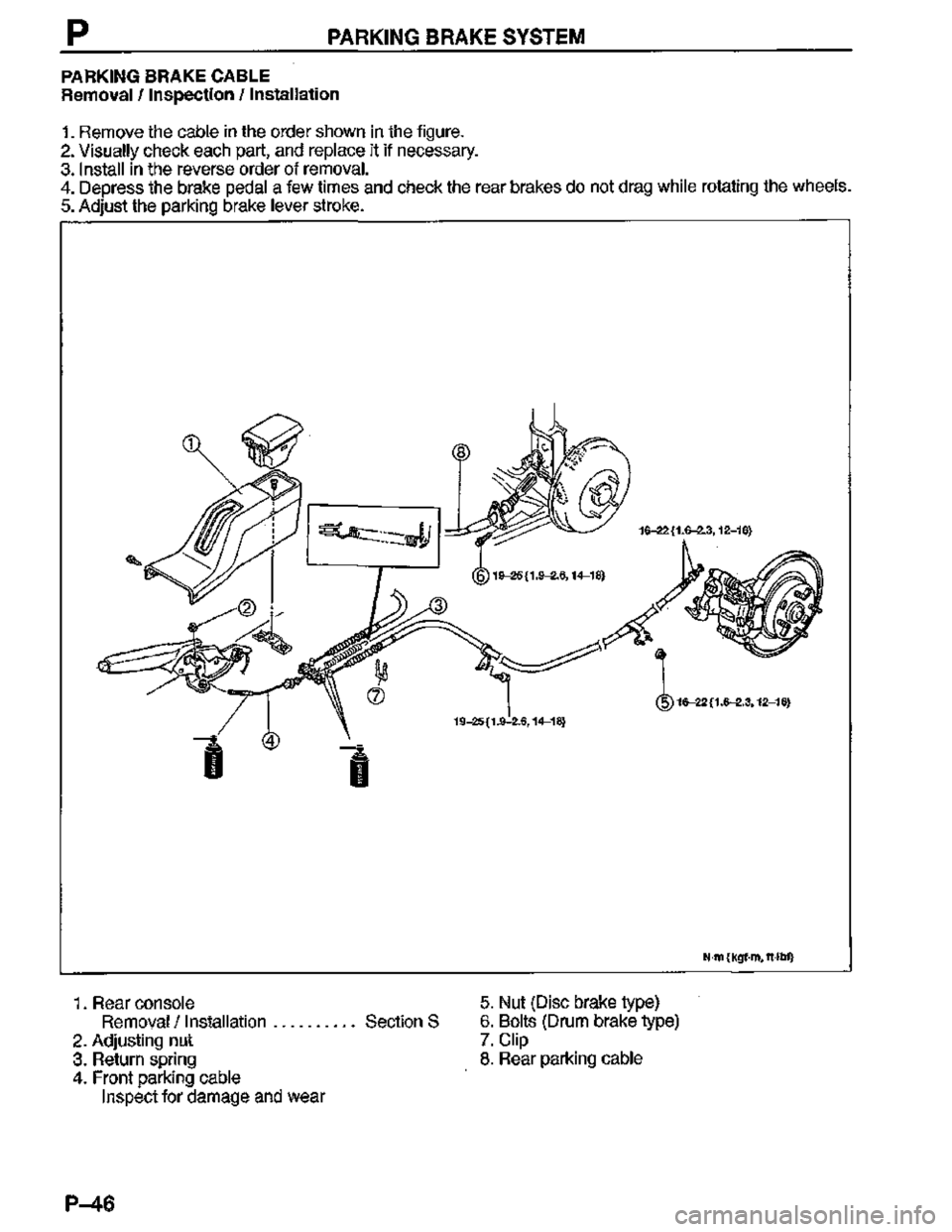 MAZDA MX-3 1995  Workshop Manual 