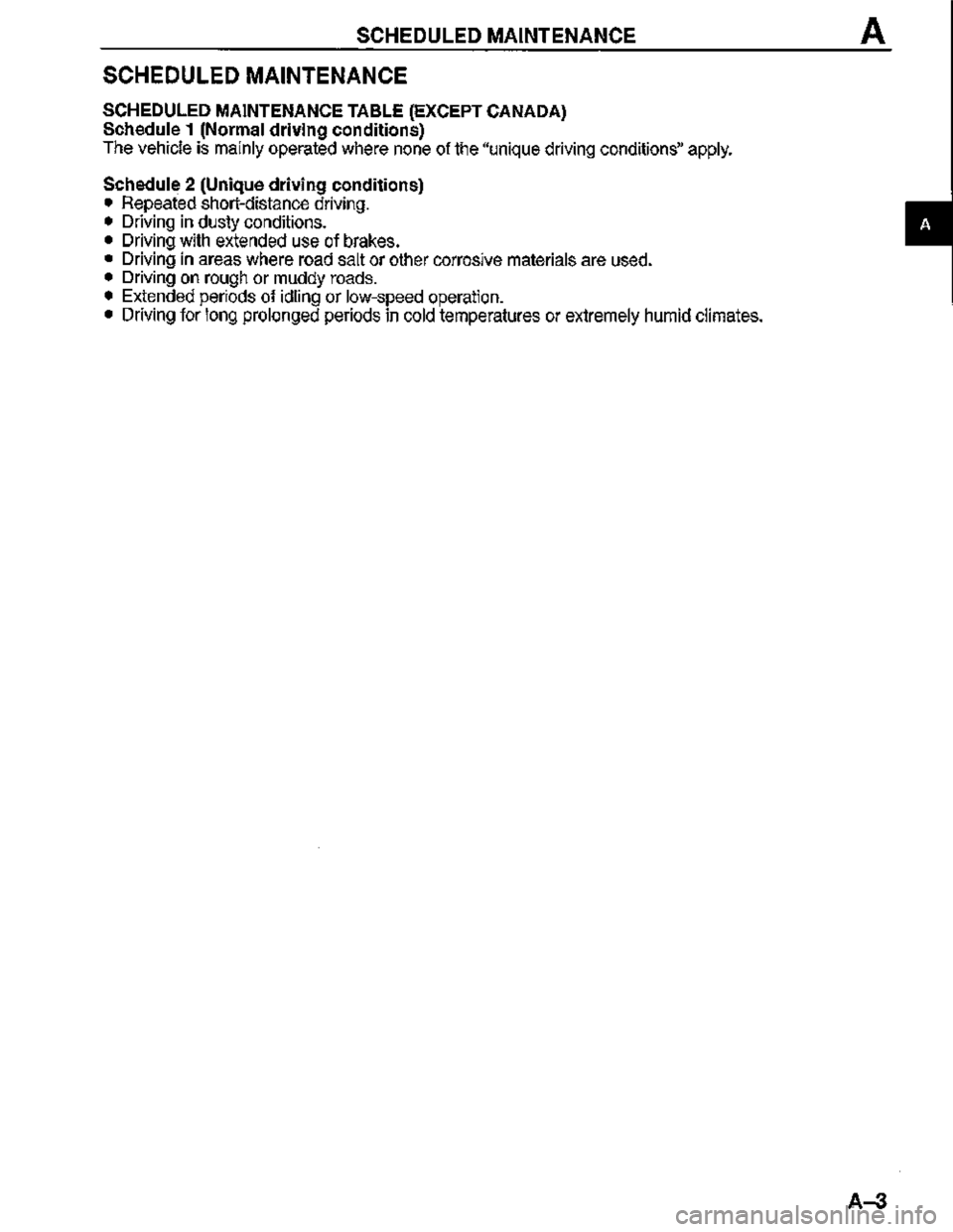 MAZDA MX-3 1995  Workshop Manual 