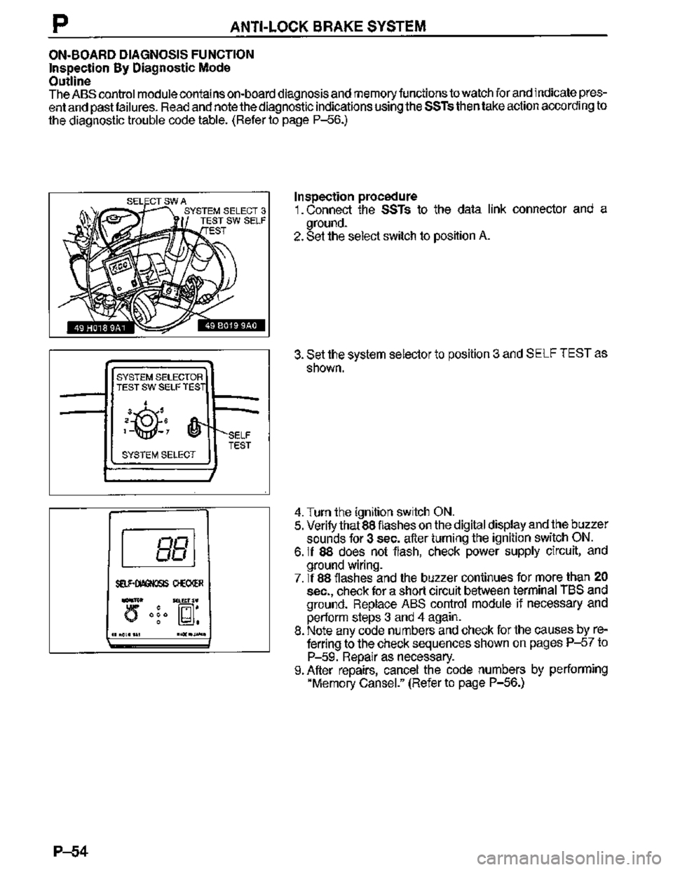 MAZDA MX-3 1995  Workshop Manual 