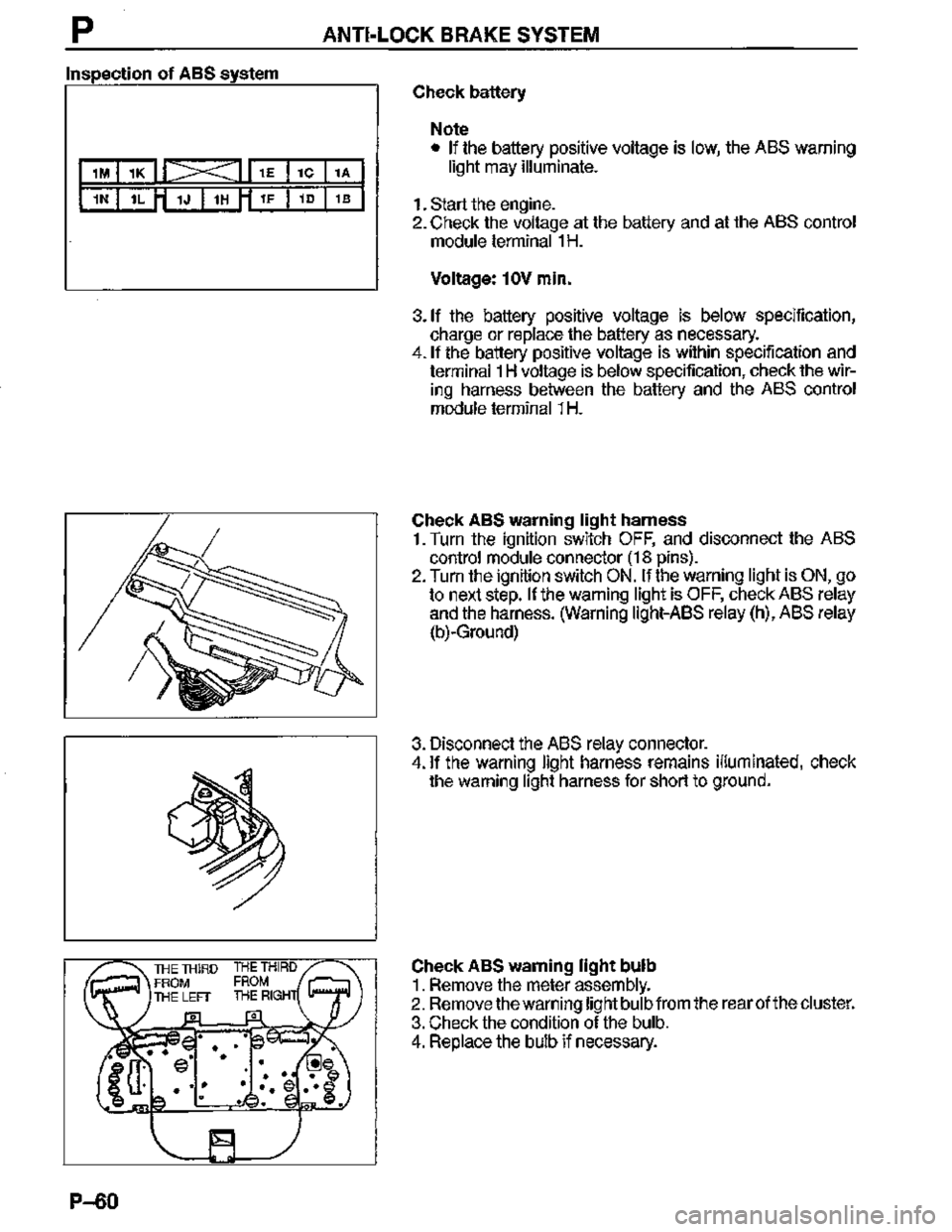 MAZDA MX-3 1995  Workshop Manual 
