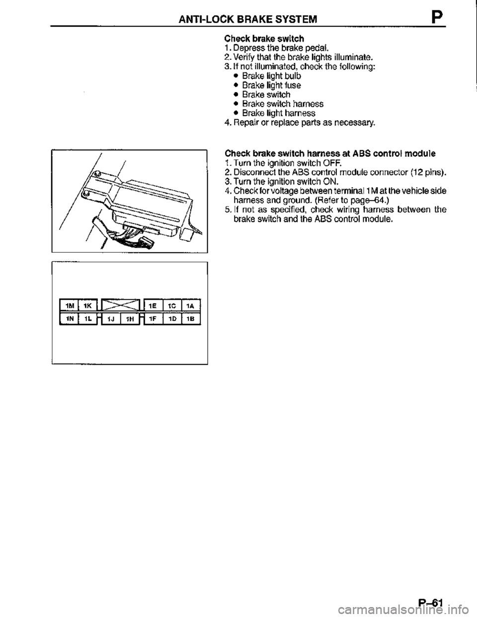 MAZDA MX-3 1995  Workshop Manual 