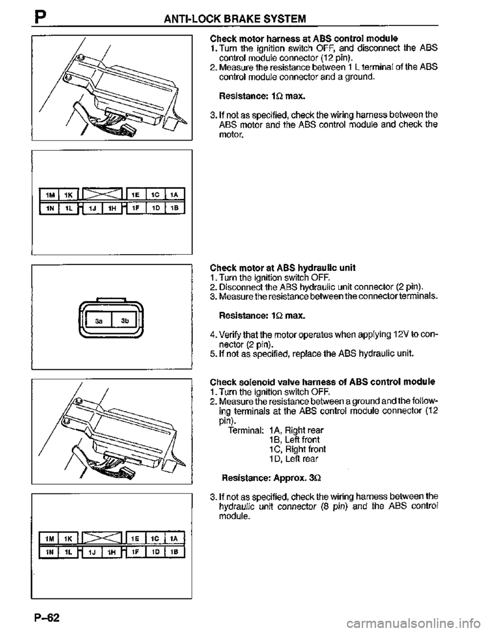 MAZDA MX-3 1995  Workshop Manual 