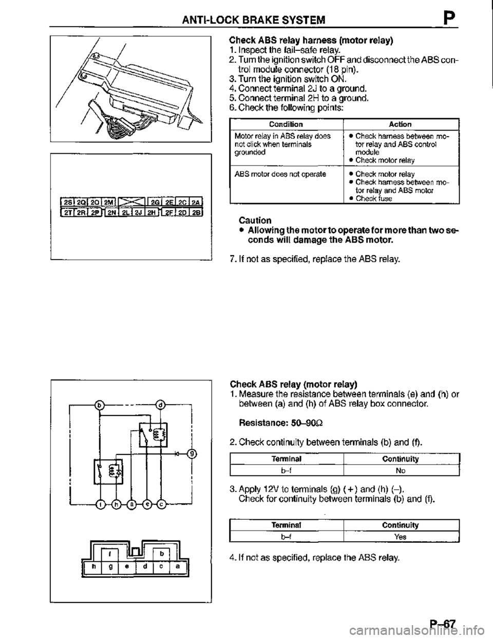 MAZDA MX-3 1995  Workshop Manual 