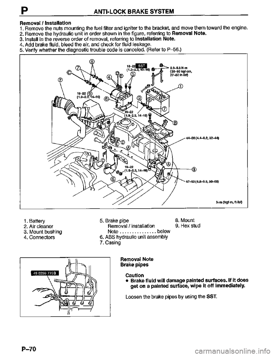 MAZDA MX-3 1995  Workshop Manual 
