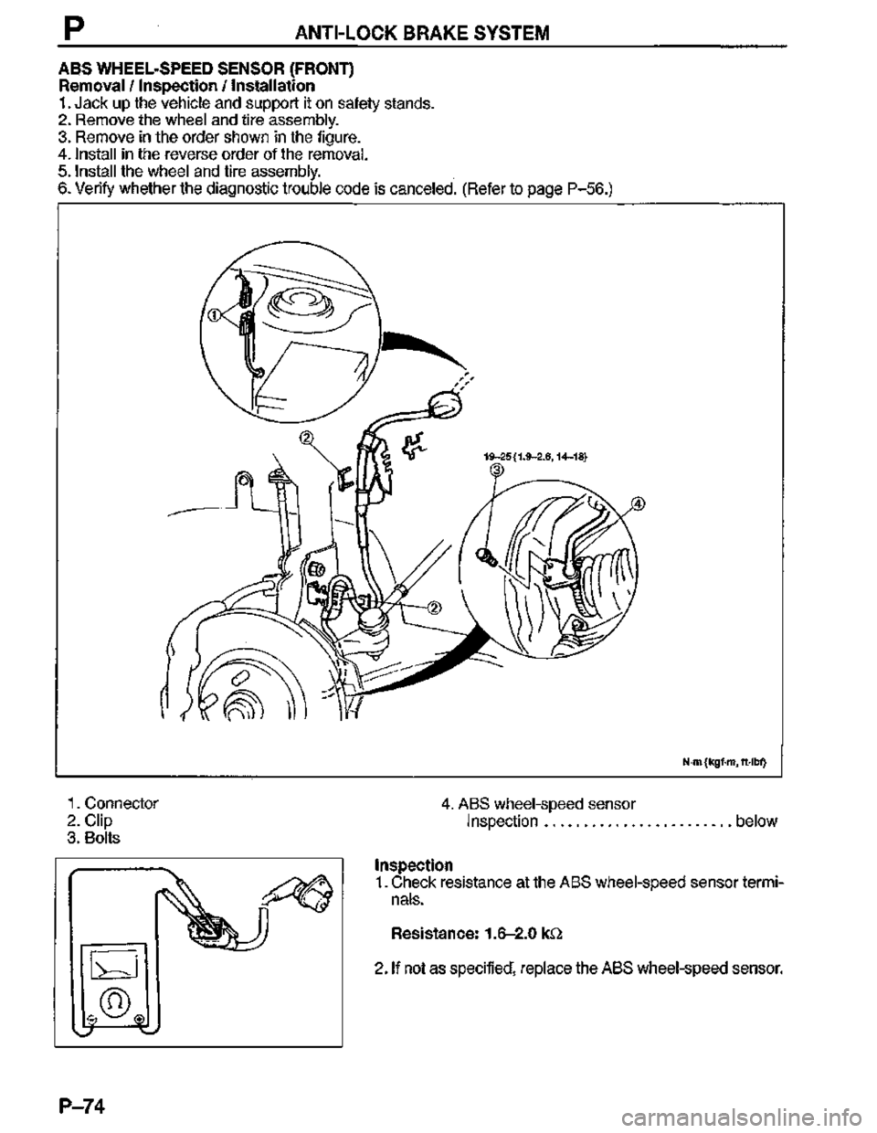 MAZDA MX-3 1995  Workshop Manual 