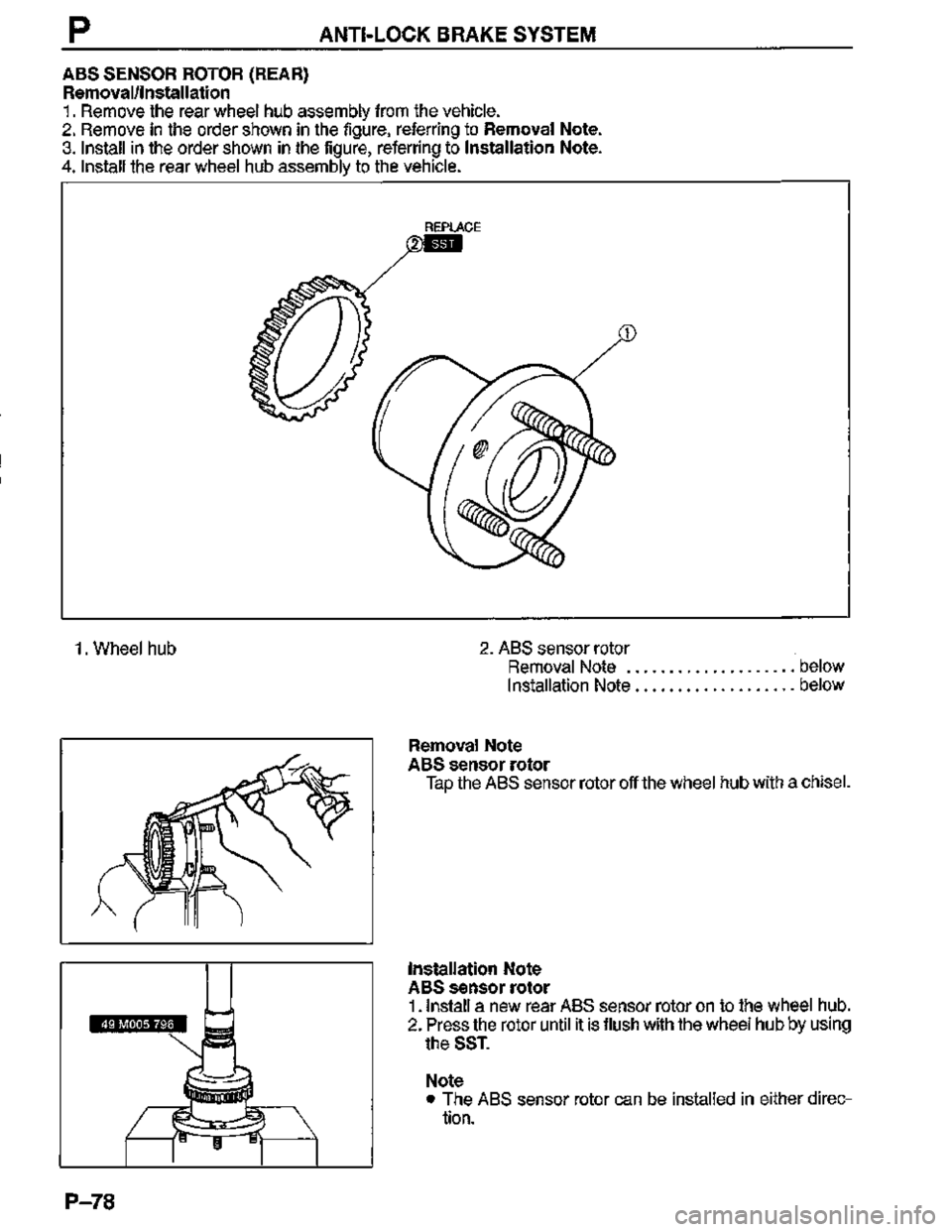 MAZDA MX-3 1995  Workshop Manual 